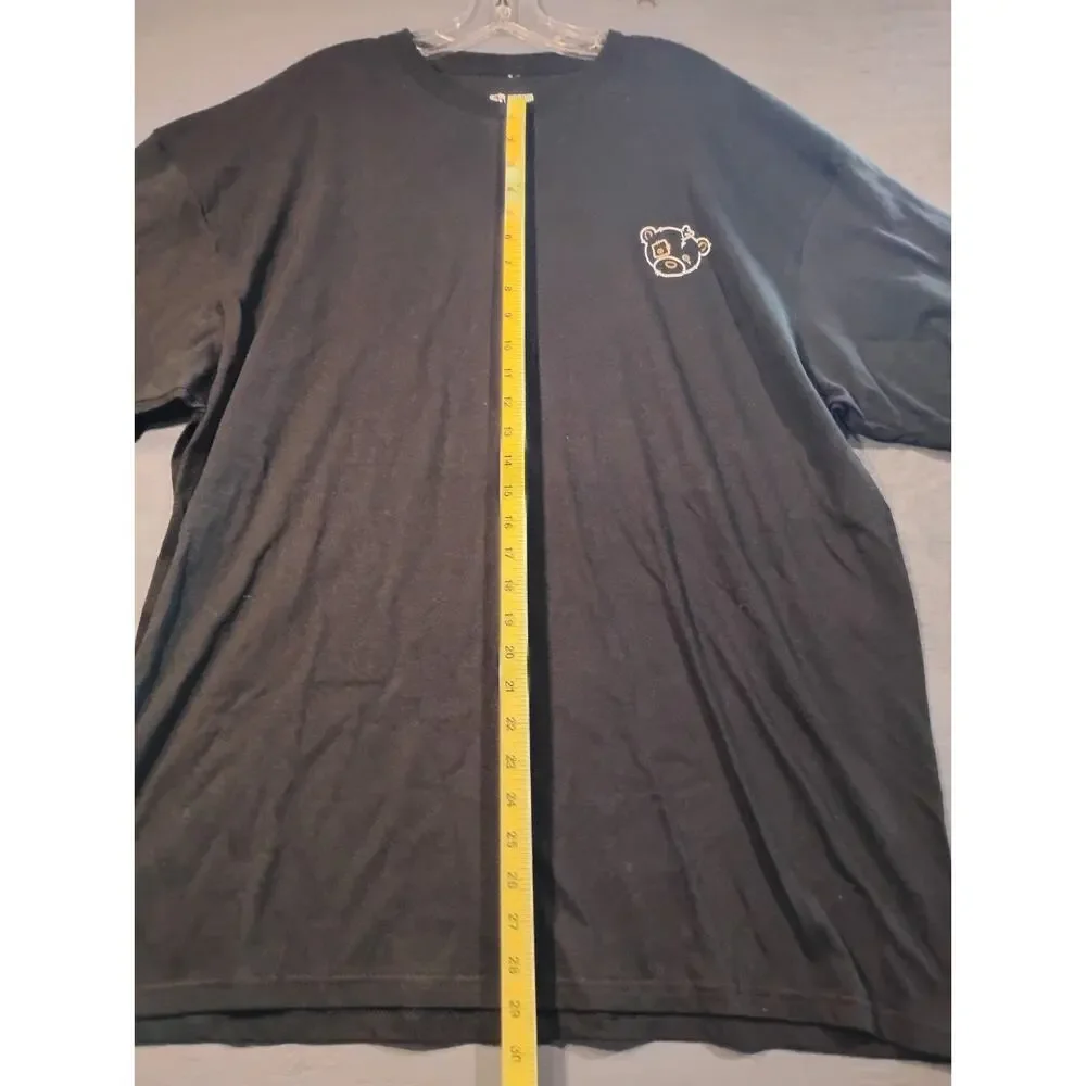 Dream Clothing Men's Black T-Shirt XLarge Bear Graphic Cotton Great Condition - Picture 3 of 14